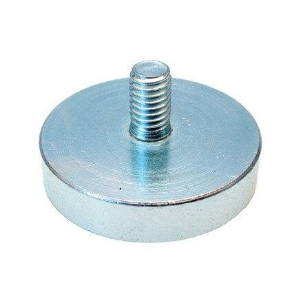 Pot magnet â neodymium â external thread