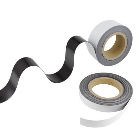 Magnetic strips - white