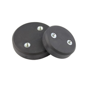 Gummimagneter - 2 indvendige gevind