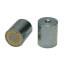 AlNiCo bar magnet in steel body / internal thread